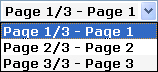 The Page dropdown box