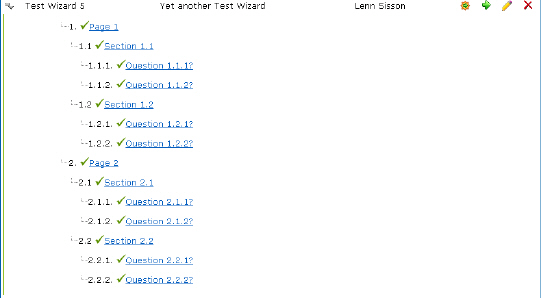 The Data Wizard tree